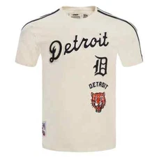 Pro Standard - MLB Detroit Tigers Retro Classic Men's Striped Top -Eggshell/Navy