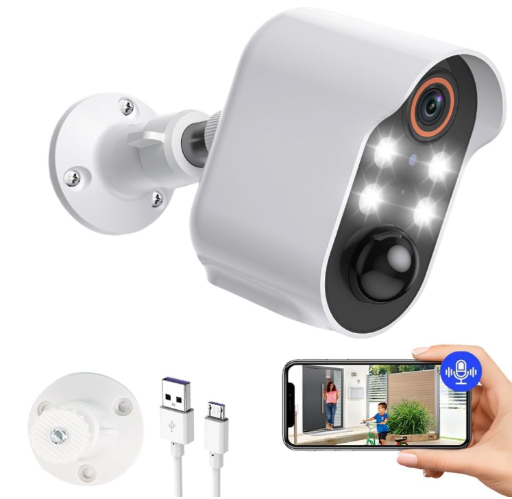 Sakerplus Security Camera,Saker 1080p Wireless Security Camera for