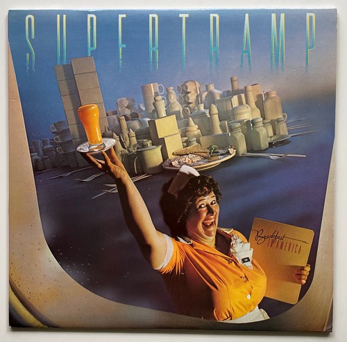 NEAR MINT!! Vtg 1979 SUPERTRAMP Album BREAKFAST IN AMERICA Vinyl 1ST PRESS Lp OG