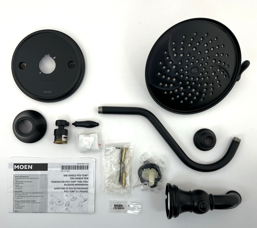 Moen TS32104BL Weymouth Posi-Temp Tub Shower Trim Kit - Matte Black $1062 READ - Picture 4 of 22