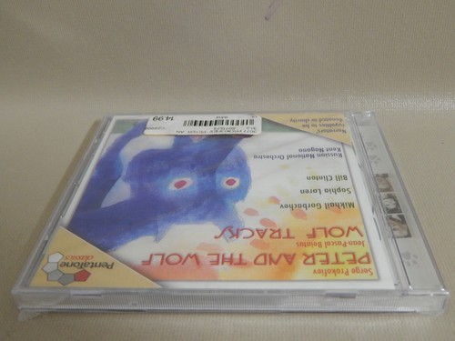 Peter & The Wolf: Wolf Tracks Audio CD Bill Clinton Sophia Loren NEW Sealed RARE - Picture 3 of 7