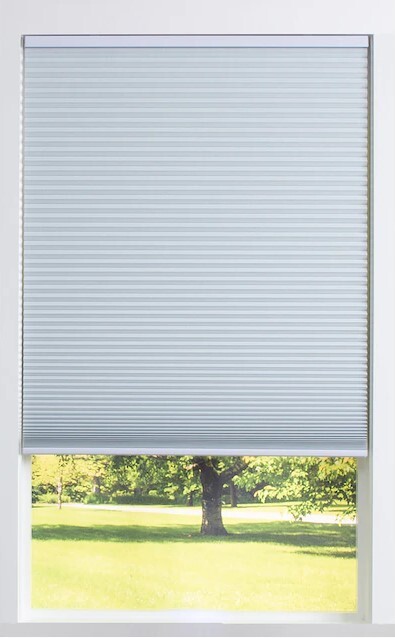 allen + roth White Blackout Cordless Cellular Shade 