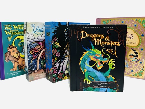 Dragons And Monsters Pop Up Book Lot First Edition Robert Sabuda - Picture 2 of 10