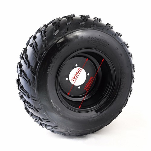 OFFROAD 22x10-10 Tire 4 Lug Rim Wheel 22x10x10 For Go kart Quad UTV ATV Buggy - Picture 2 of 8