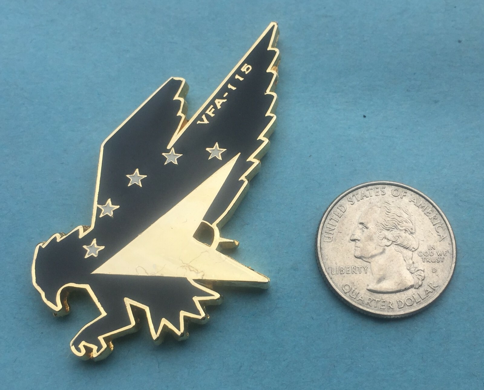US NAVY CHALLENGE COIN - STRIKE FIGHTER SQUADRON 115 
