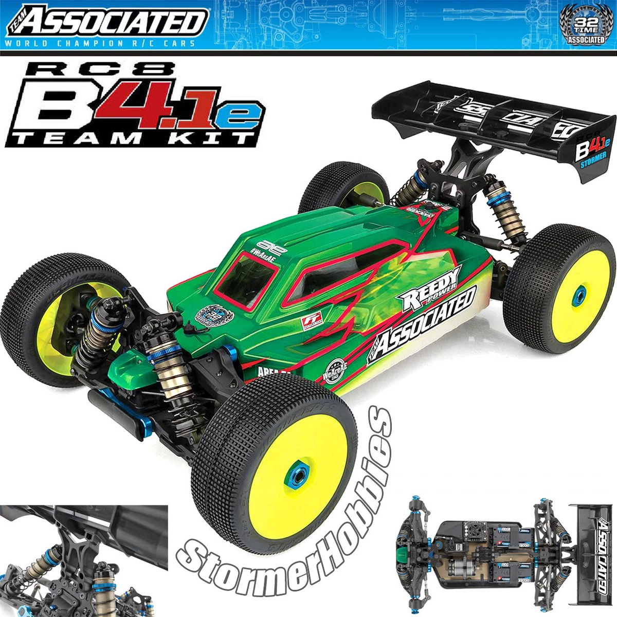 Team Associated 1:8 Hobby RC Car, Truck & Motorcycle Buggies for