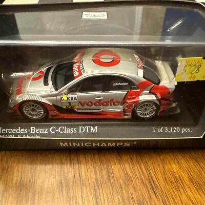 Minichamps 1/43 Scale diecast 400 053507 Mercedes C Class DTM 2004 B Schneider