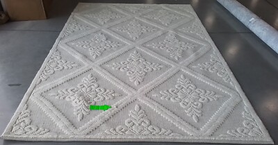 IVORY 6'-0'' x 9'-0'' Broken Thread Rug, Reduced Price 1172768362 VRM101A-6