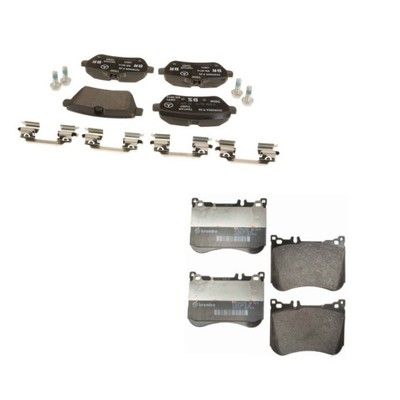 For Mercedes W222 Maybach S550 S550e C217 Front Brake Pad Set w// Sensor Genuine