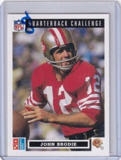 1991 Upper Deck Domino's Pizza Quarterback John Brodie San Francisco 49ers NMINT