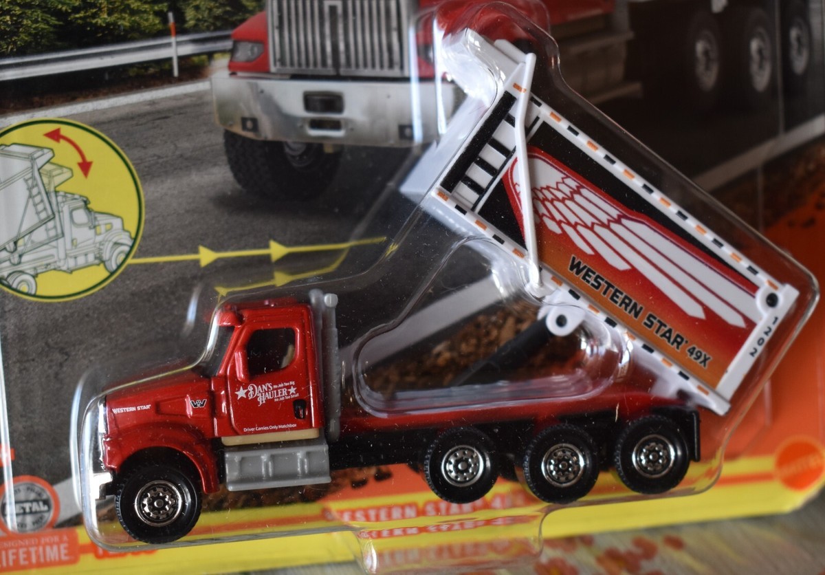 Matchbox INTERNATIONAL WORKSTAR 7500 DUMP TRUCK & WESTERN STAR