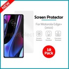 10-Pack Lcd Clear Hd Screen Protector for Motorola Edge+ (2022) / Edge 30 Pro