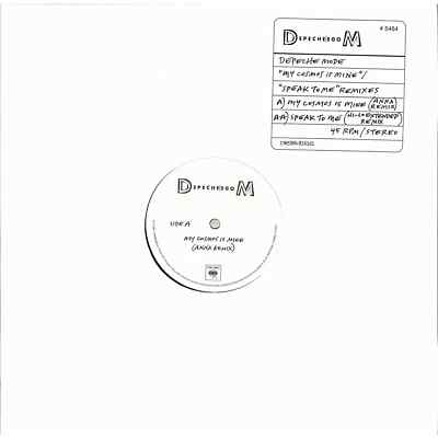Depeche Mode / MY COSMOS IS MINE / SPEAK TO ME (ANNA / Hi-Lo Remixes) Ltd / Col