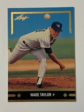 ⚾ 1991 Leaf Baseball Gold Leaf Rookies Insert #BC16 Wade TAYLOR ⚾