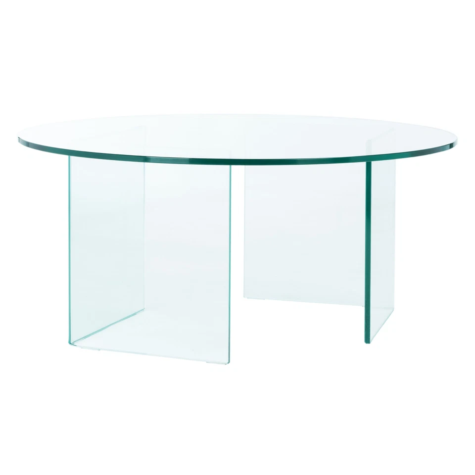 SAFAVIEH Bexon Tempered Glass Coffee Table | Clear | - Imagem 3 de 4