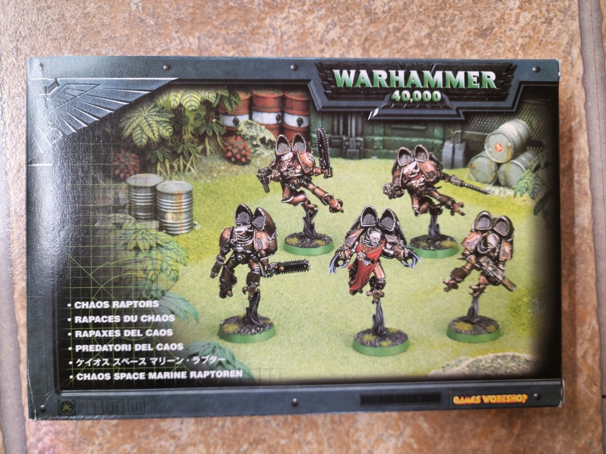 Warhammer 40k Chaos Space Marine Raptors | Pewter | NIB | OOP | eBay