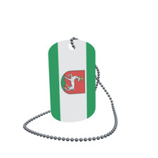 Dog Tag Flag Mertesheim Dog Tag Aluminium 30 x 50mm
