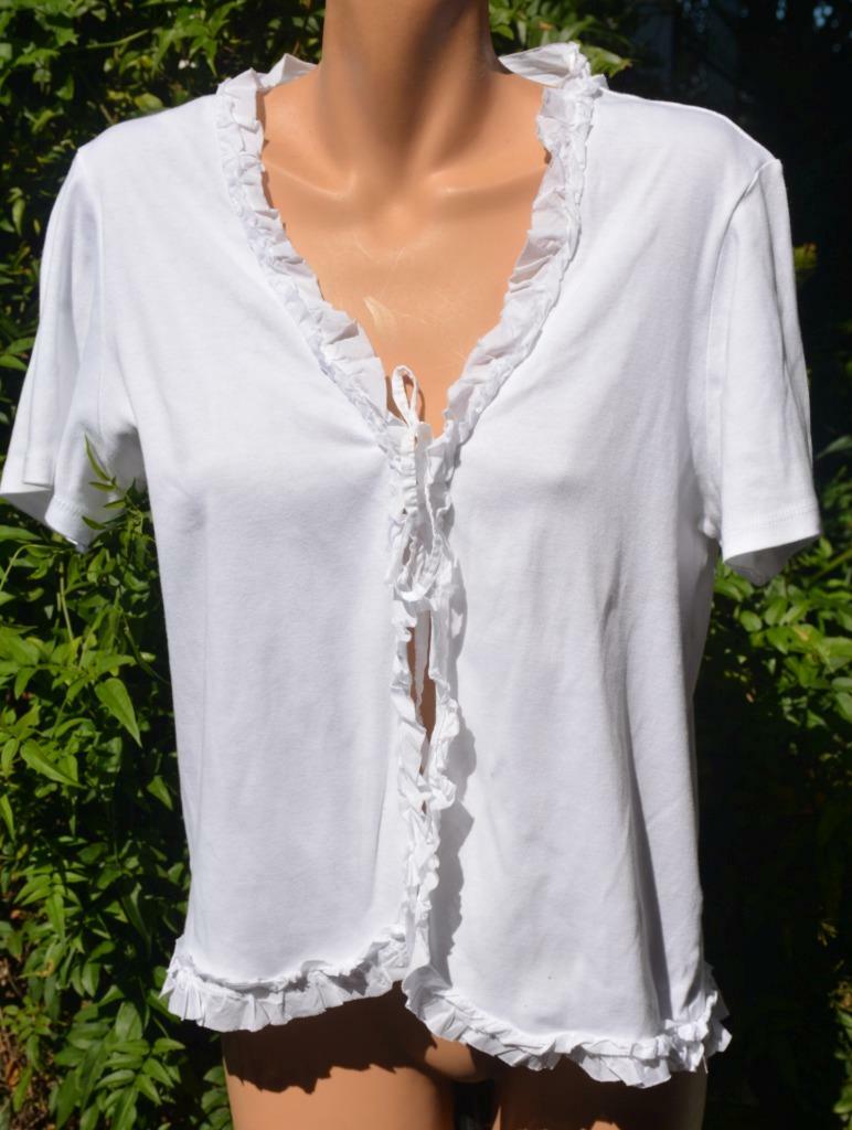 TARGET Stylish Size 20 WHITE Tie Front Summer As NEW