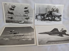 WWII USAF black  white aircraft photos 5" x 7" lot of 4