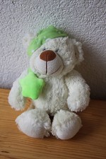 Morgenroth Eisbär Teddy Bär 30 cm Schlafmütze Plüschtier Stofftier Kuscheltier 