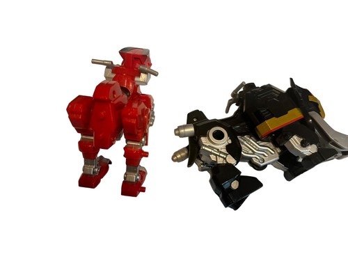 Power Rangers Red & Black Megazord Dino Mastodon Battle Zord Mighty Morphin I - Bild 6 von 12