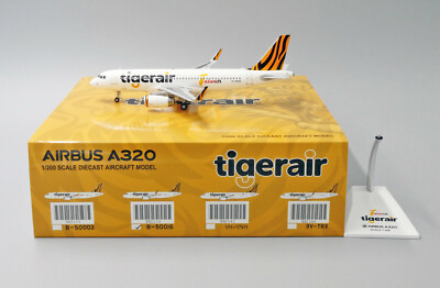 A320 TIGERAIR TAIWAN REG: B-50016 WITH STAND - JC WINGS JC2224 1