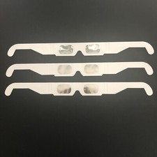3 Pack of 2023 Solar Eclipse Paper Glasses; CE ISO Certified; Made in USA; New