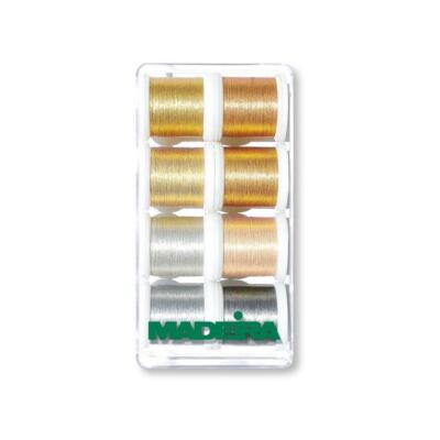 Madeira Stickbox Metallic ''Smooth'' (8 Spulen No. 30 à 200 m) Stickgarn Sticken