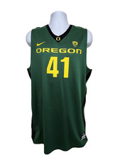 2013-2014 Oregon DUCKS TEAM ISSUED Nike BASKETBALL GAME JERSEY   Men's  52  L +4