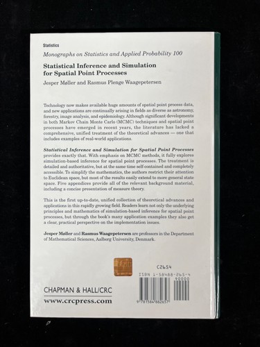 Statistical Inference and Simulation for Spatial Point Processes by Moller, New - Picture 3 of 6