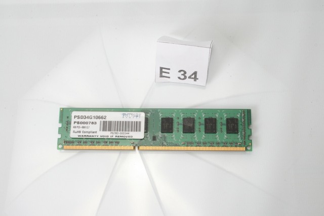 Patriot Memory PSD34G16002 (4GB, PC3-12800 (DDR3-1600), DDR3 SDRAM ...