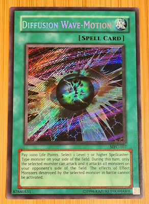 Diffusion Wave-Motion # MFC-107 Secret Rare Magician's Force N.Mint-Mint Vintage