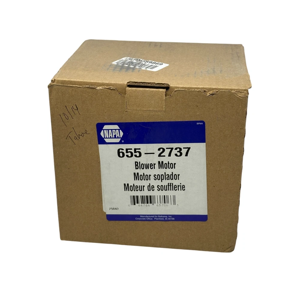 Motor soplador aire acondicionado/calentador Napa 655-2737 se adapta a modelos Cadillac Chevrolet GMC Canadá Foto 2 de 4