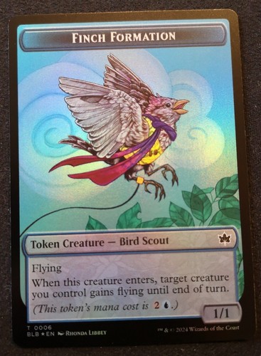 Rabbit / Finch Formation Token - Foil - BLB - MTG - NM Unplayed - EN - 0003/0006 - Picture 2 of 2