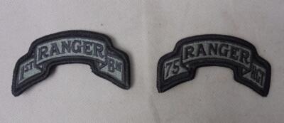 Genuine ACU US Army Ranger Division Cloth Arm Badges - 75th Reg or 1st ...