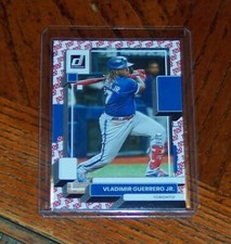 VLADIMIR GUERRERO JR. 2022 Donruss ONE HUNDRED EMOJI PARALLEL #6/100 Blue Jays