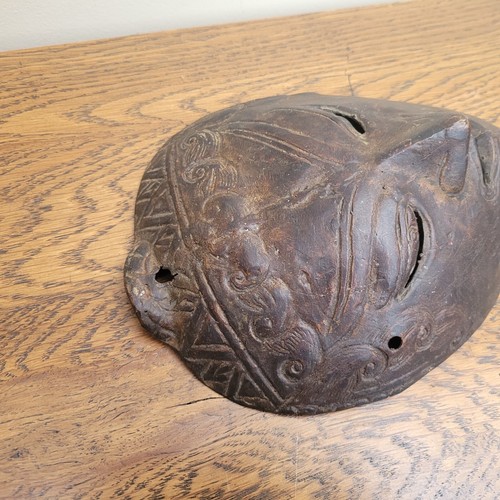 Kelana Java Bronze Theatre Dance Death Mask, Hand crafted Unique - Picture 6 of 9
