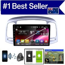 HYUNDAI ACCENT 2006-2008 GPS APPLE CARPLAY ANDROID AUTO CAMERA ODB DAB TPMS DVR