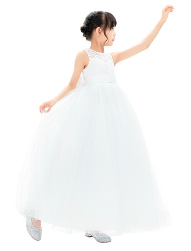 A-Line Flower Girl Dress Special Occasion Dress Birthday Party Dress Ball Gown - Picture 4 of 45