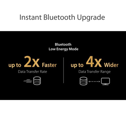 ASUS USB-BT500 Bluetooth 5.0 USB Adapter with Ultra Small Design Backward Com... - Picture 2 of 4