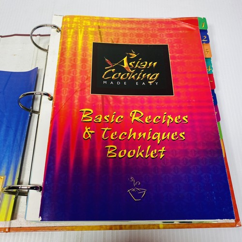 Cocina asiática hecha fácil carpeta grande carpeta divisores tarjetas de cocina cocina - Imagen 8 de 14