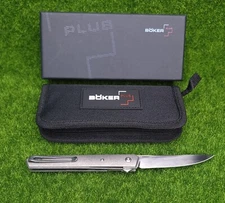 Boker Plus Kwaiken Air Linerlock Gray Titanium Folding VG-10 Knife - 01BO169