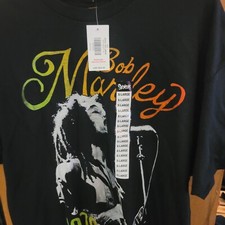 New w/Tags Vintage 1978 circa Bob Marley  The Wailers T Shirt Mens Sz XL Black