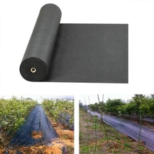 Hoople 3X180 Ft Non-woven Ground Cover Landscape Fabric Weed Barrier Heavy Duty