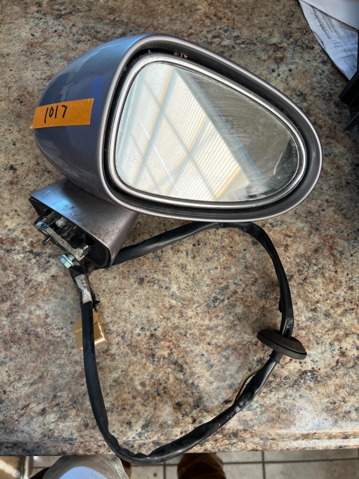 2004-2008 BENTLEY CONTINENTAL GT COUPE RIGHT SIDE MIRROR SILVER PART # 213855056