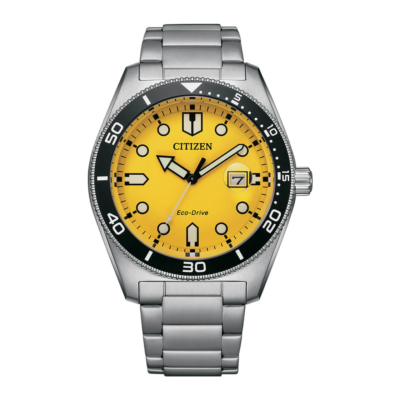 Citizen Eco-drive Yellow Dial AW1760-81Z US*us | eBay