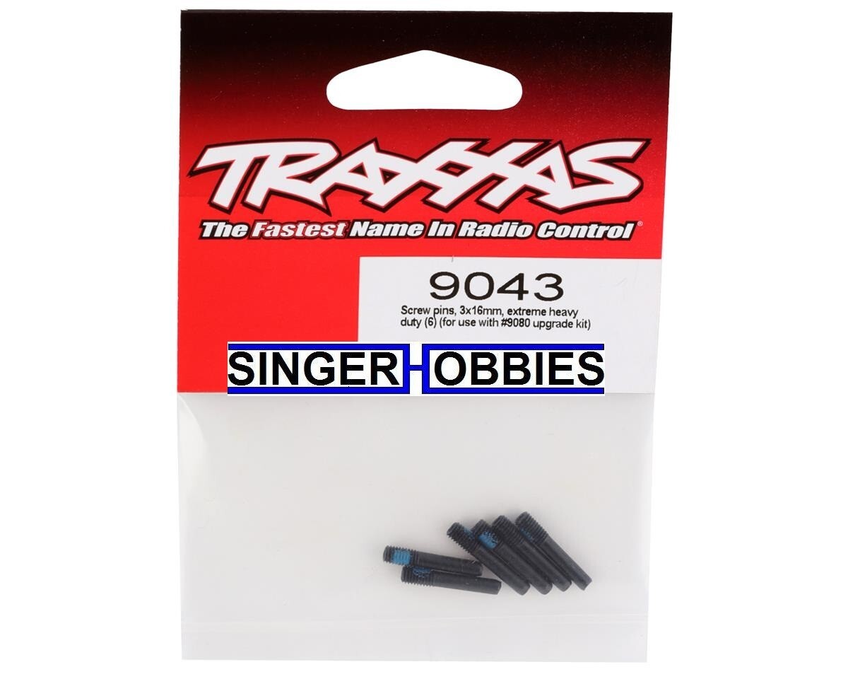 Traxxas Screw Pin 3x16mm HD (6) (for Upgrade Kit #9080) Traxxas Screw Pin 3x16mm HD (6) (for Upgrade Kit #9080)