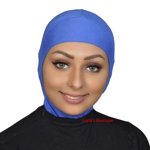 Hijab Styling Under Scarf Ninja Inner Neck Chest Plain Hat Cap Bonnet soft - Picture 10 of 27
