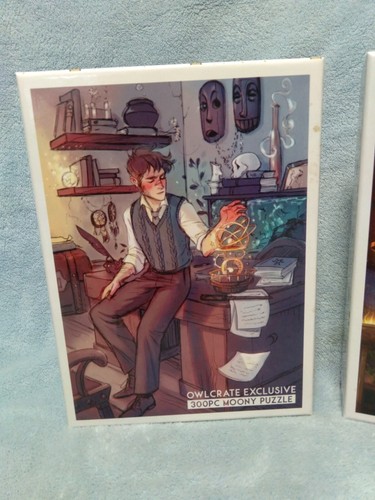Owlcrate Exclusive Set of 2 Puzzles 300pc Moony Puzzle Elias & Laia Puzzle - Picture 2 of 7