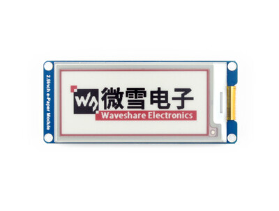 Waveshare 296x128 2.9inch e-Paper Module B Three-Color E-lnk Display SPI for RPi